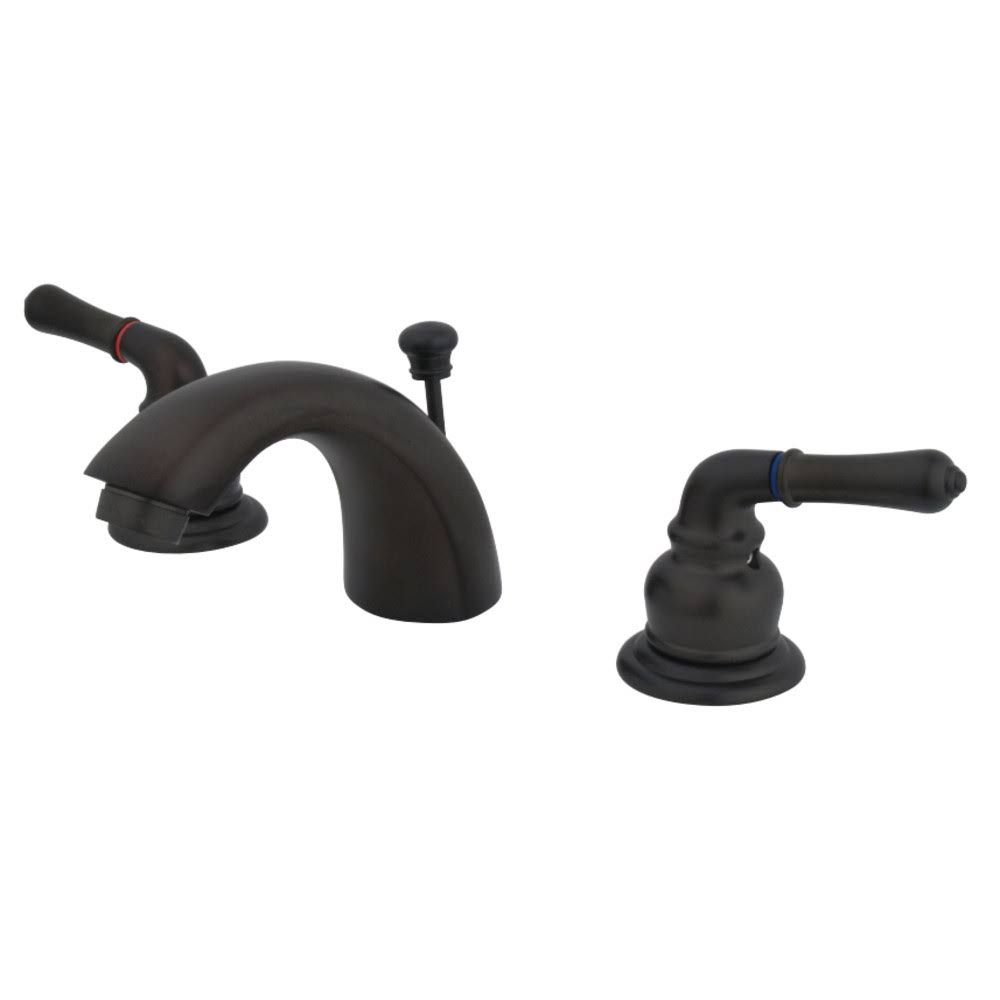 Kingston Brass Kb955 Mini Widespread Lavatory Faucet - Oil Rubbed Bronze Finish