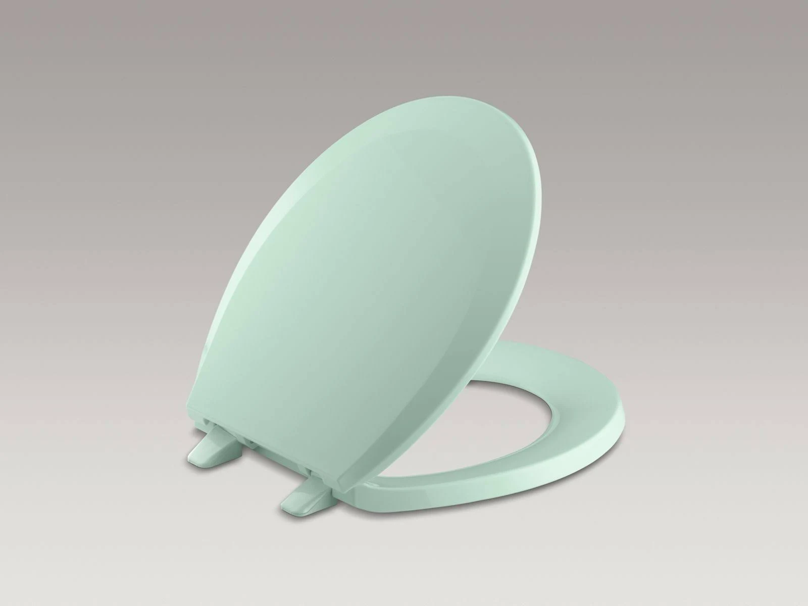 Kohler K-4662 Lustra Quick-Release Round-Front Toilet Seat Seafoam Green