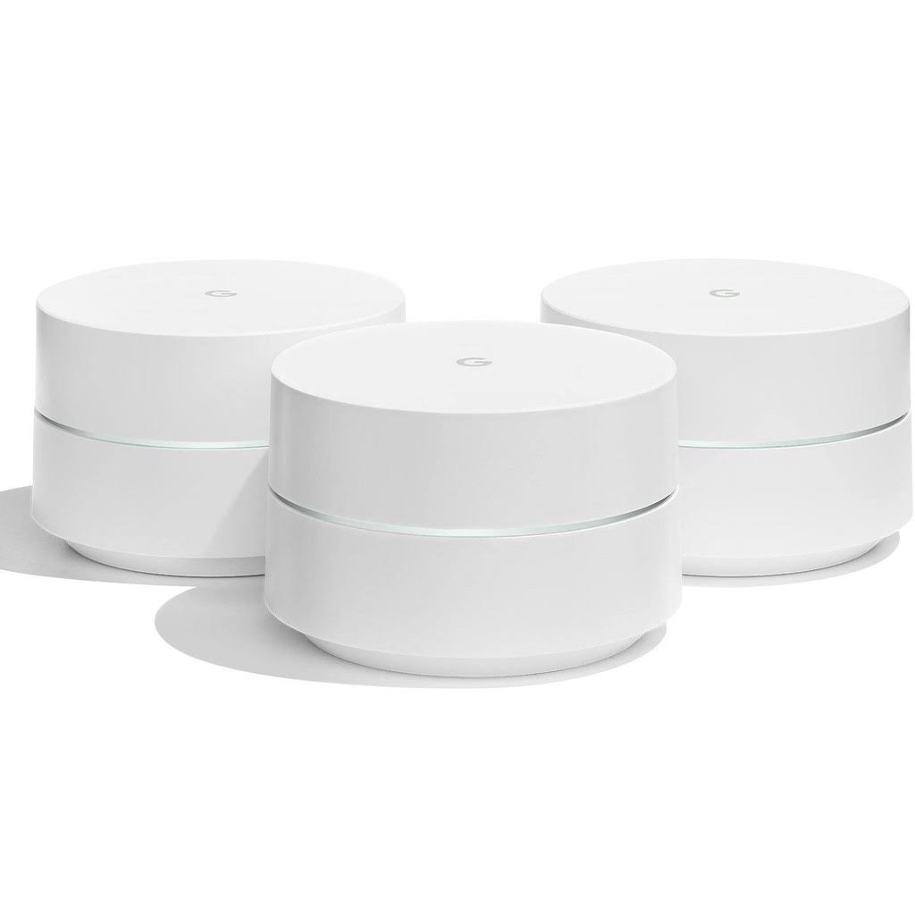 Google WiFi System, 3-Pack - Router Replacement for Whole Home Coverage (NLS-1304-25)