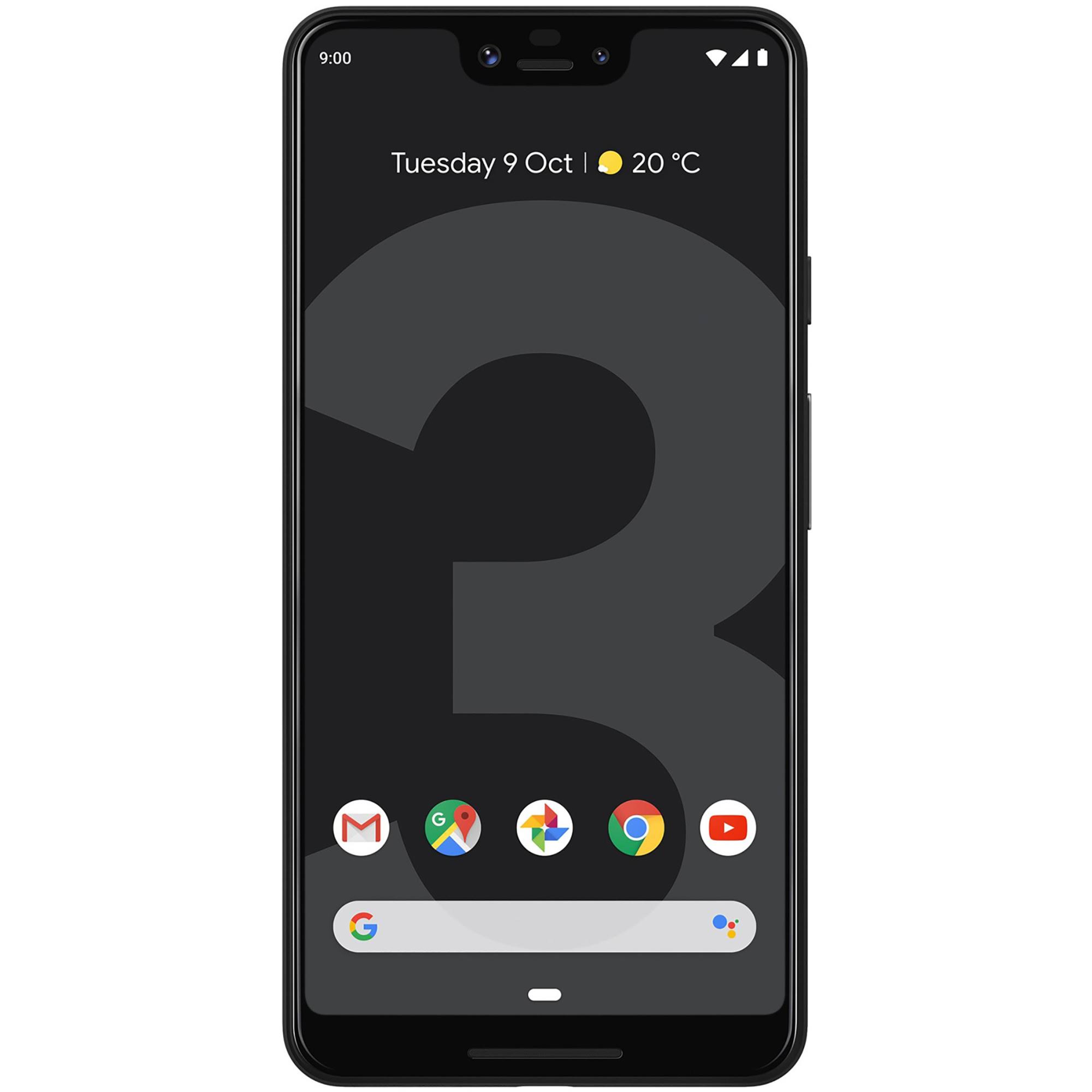 Google Pixel 3 XL 64gb Unlocked GSM 4G LTE Android Phone w/ 12.2mp Rear u0026 Dual 8MP Front Camera - Just Black