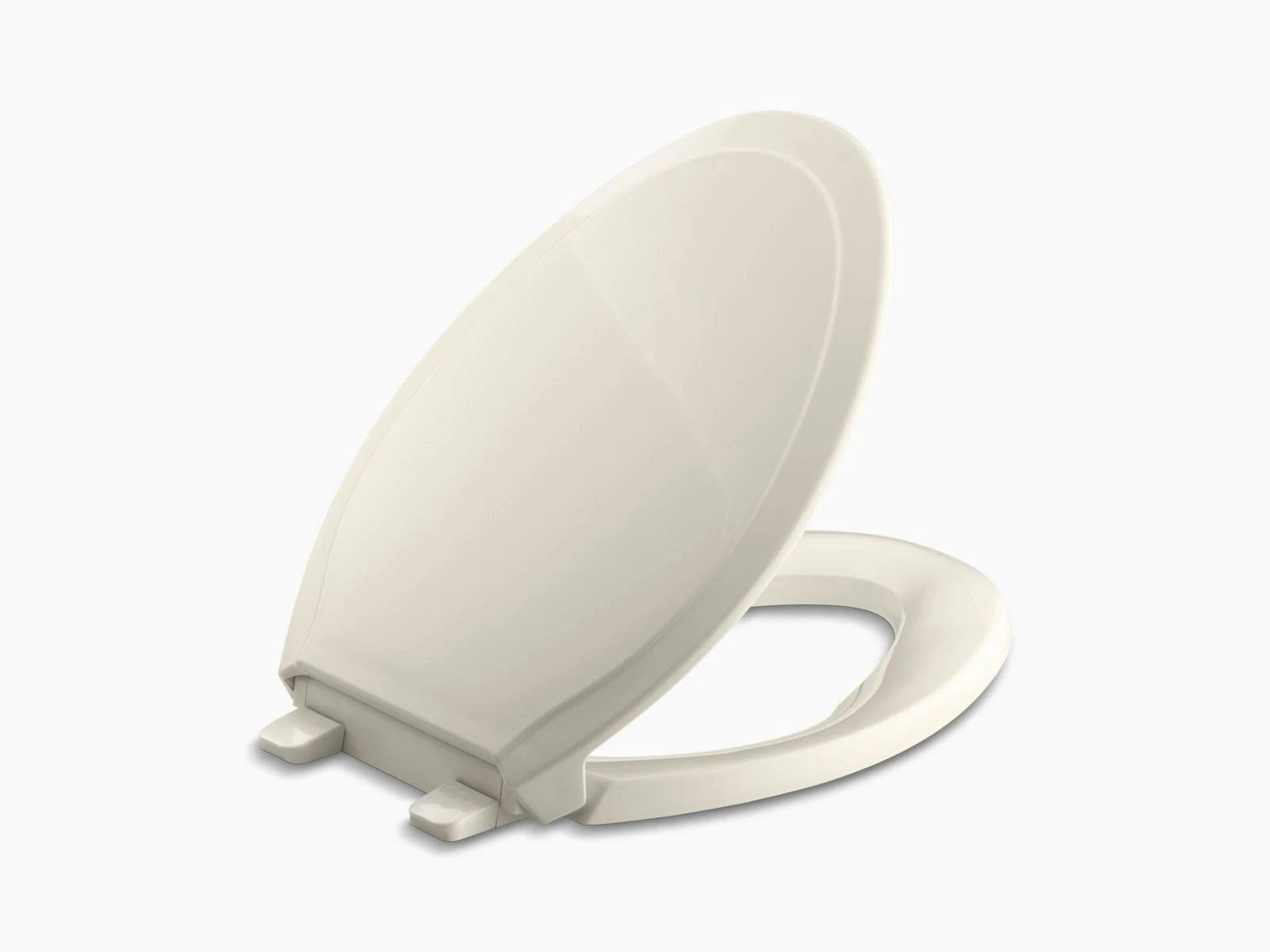 Kohler 4734-47 Rutledge Quiet-Close with Grip-Tight Elongated Toilet Seat - Almond
