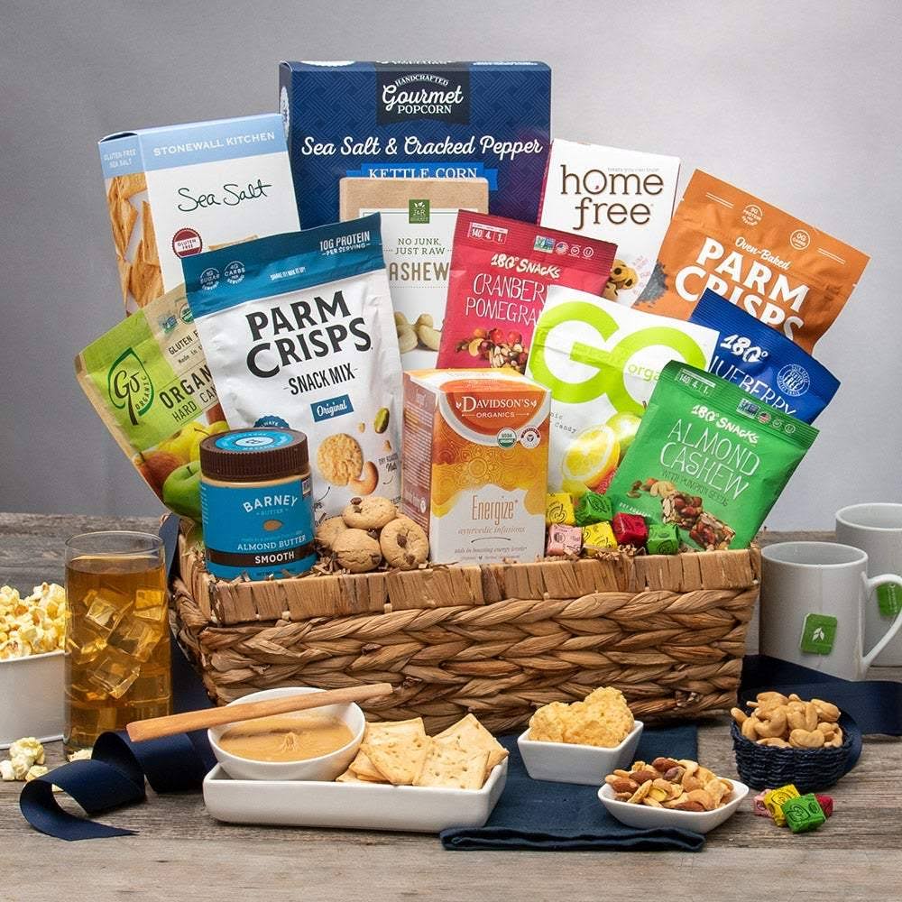 Healthy Gift Basket Deluxe by Gourmet Gift Baskets - Healthy Gift Baskets - Gift Baskets Delivered - Gift Baskets