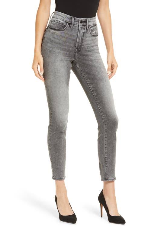 Good American Good Legs Skinny Jeans, Size 0 in Black152 at Nordstrom
