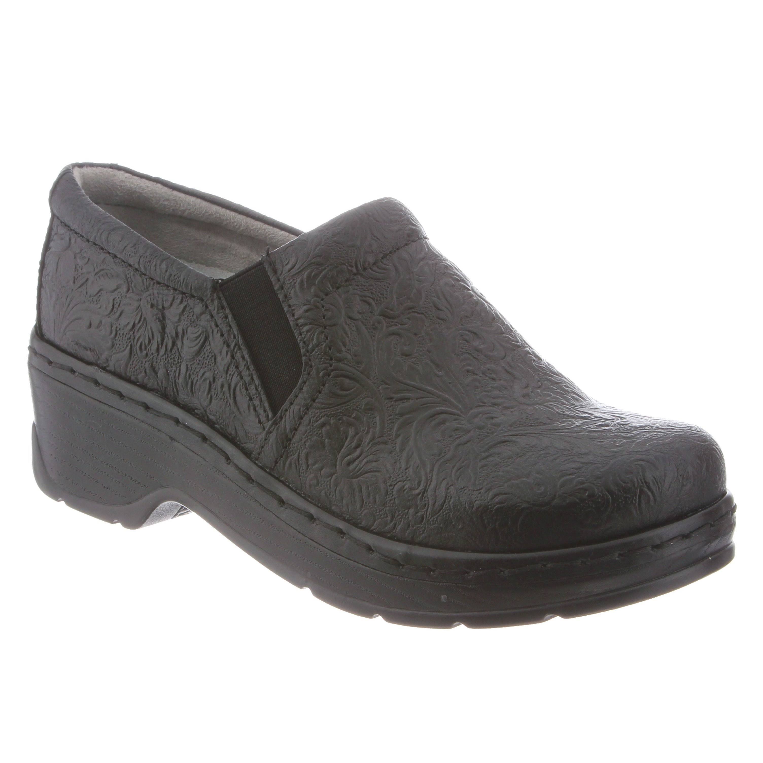 Women&s Klogs Naples - Black Tooled 10 / M