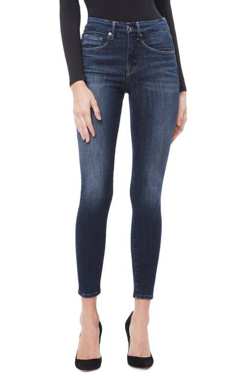 Good American Good Legs Crop Skinny Jeans, Size 2 in Blue260 at Nordstrom