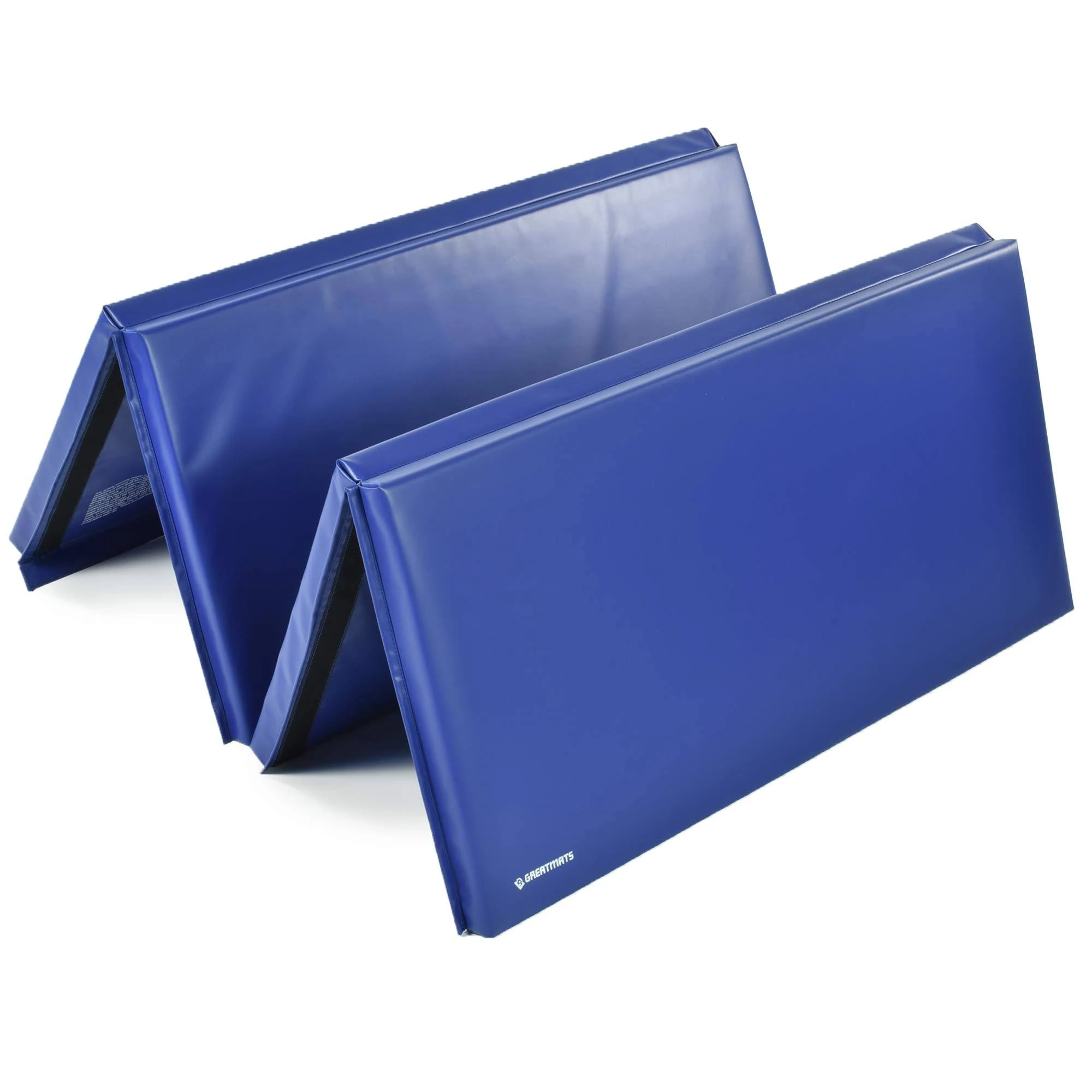 Greatmats Folding Vinyl and Foam Gymnastics Mat 4 ft. x 8 ft. x 2 in.