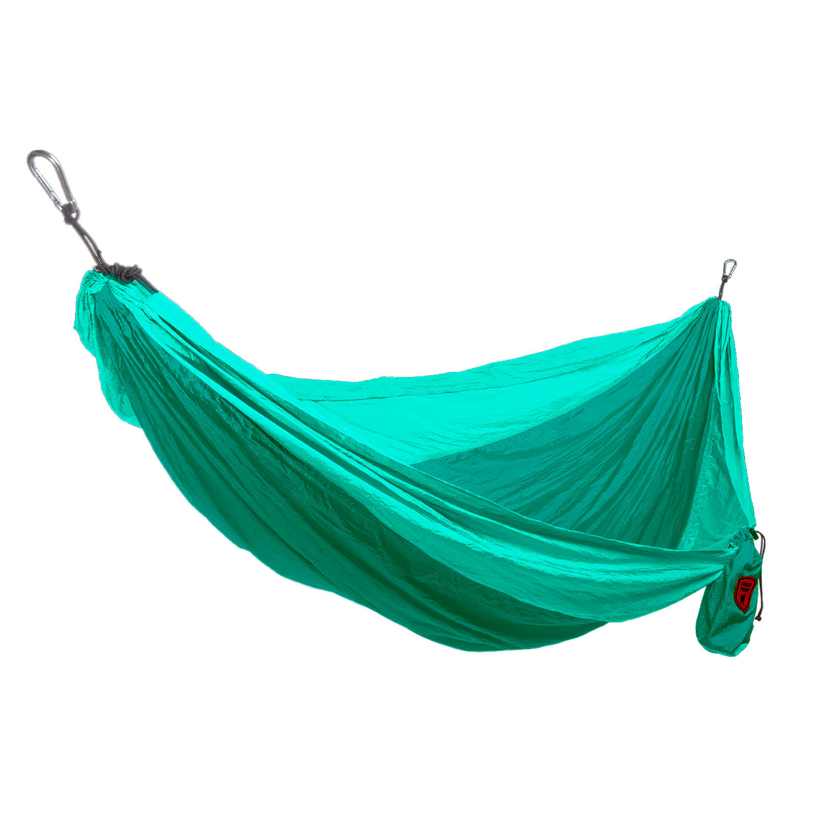 Grand Trunk Double Parachute Nylon Hammock - Green/Mint