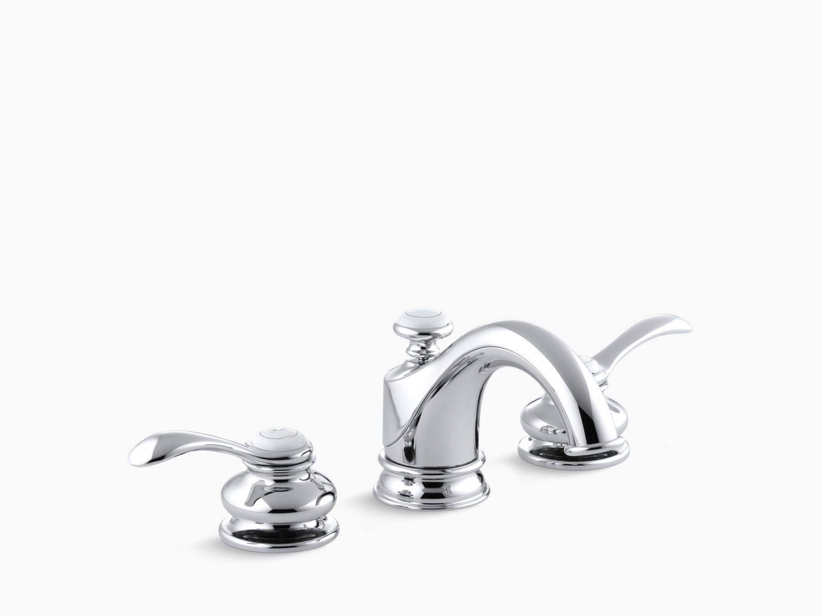 Kohler K-12265-4-CP Polished Chrome Fairfax Widespread Bathroom Faucet