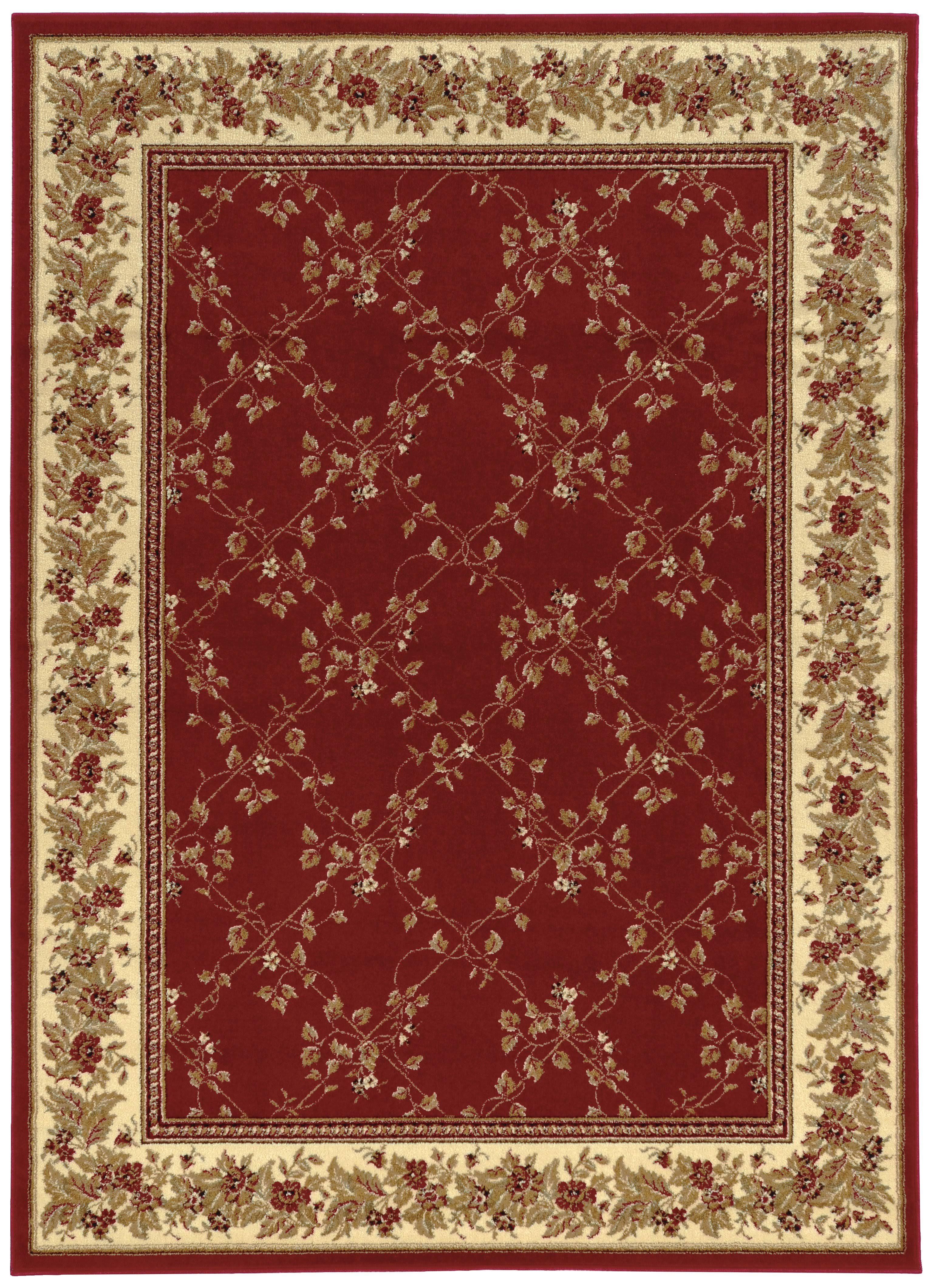 Radici Como 1592 7&9x22 x 11&0x22 Red Area Rug