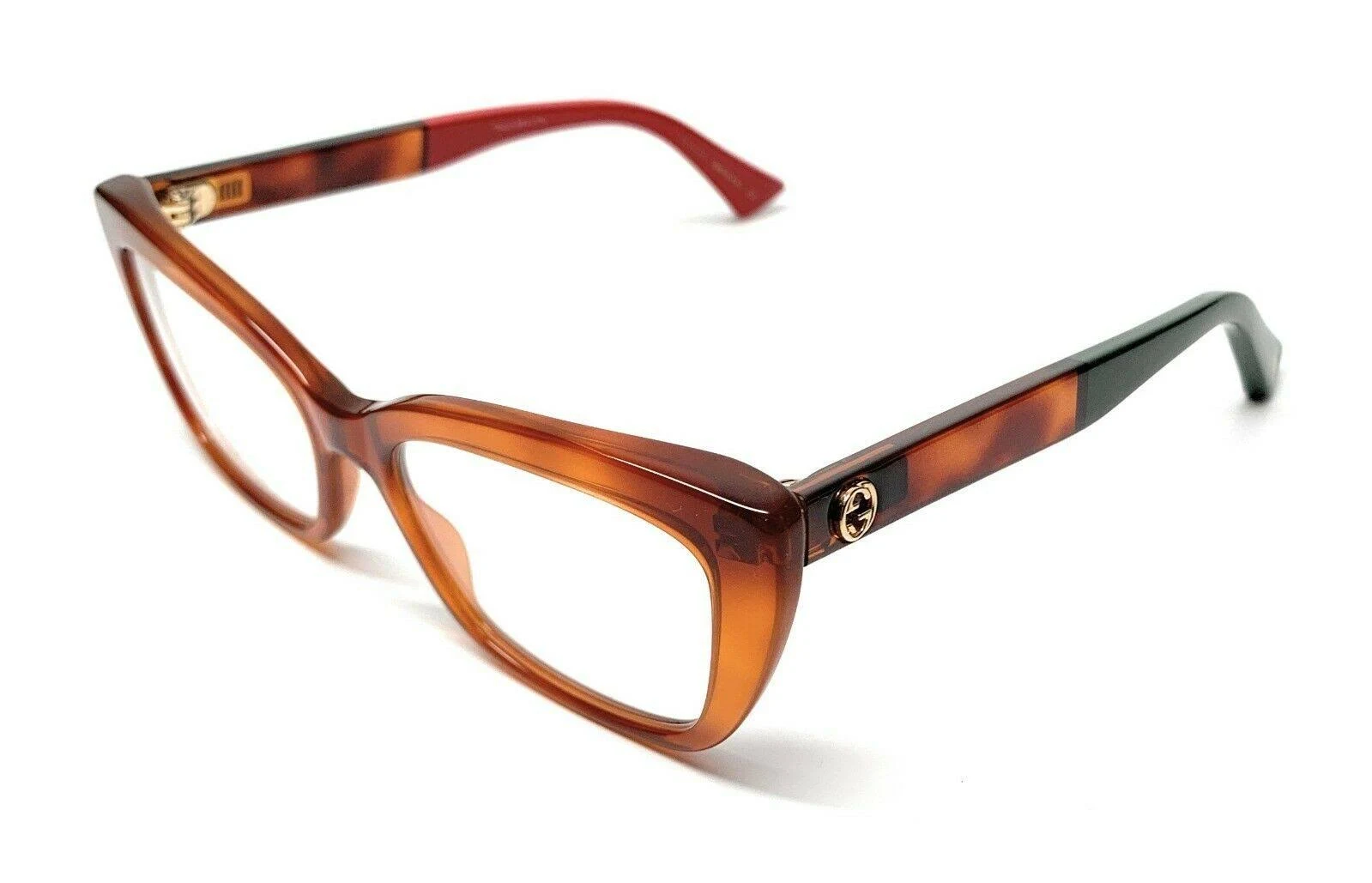 Gucci GG0165O Eyeglasses - Havana/Havana (004)