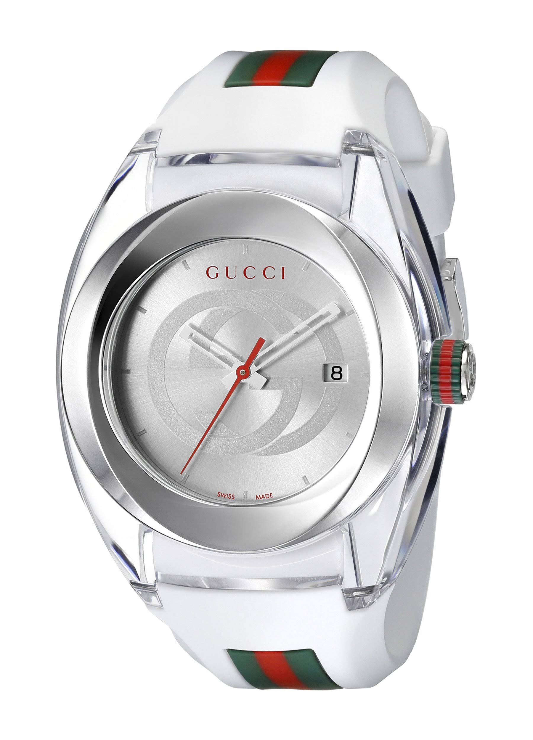 Gucci YA137102 Sync XXL Watch White