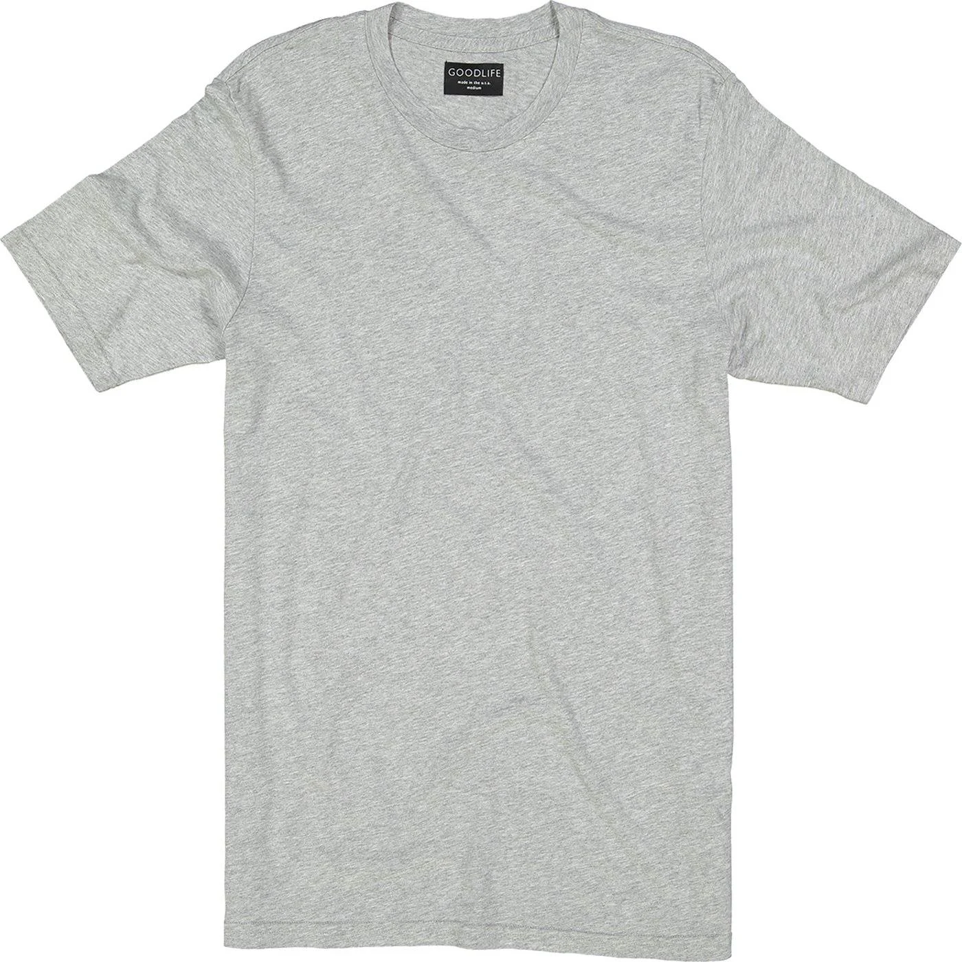 Goodlife | Supima Classic Crew S / Heather Grey