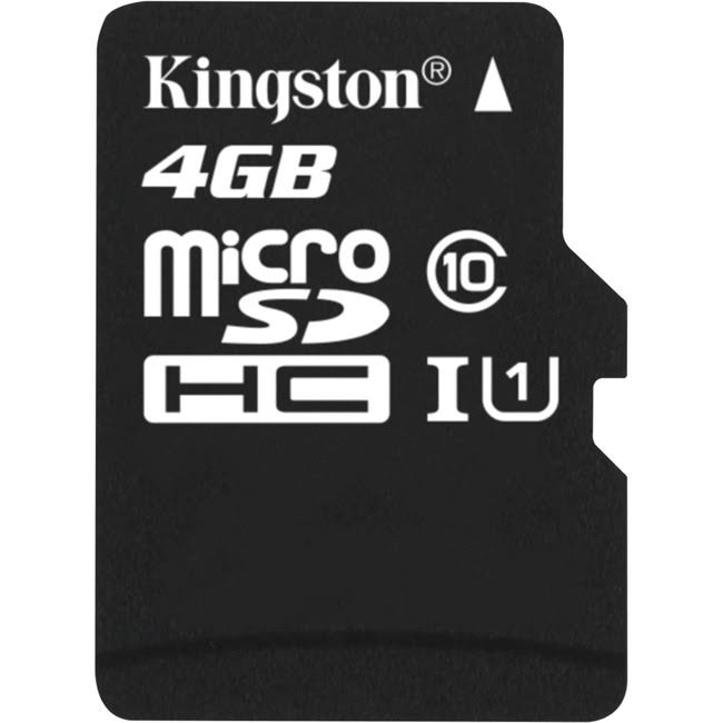 Kingston microSDHC 4GB Card (Class 10)