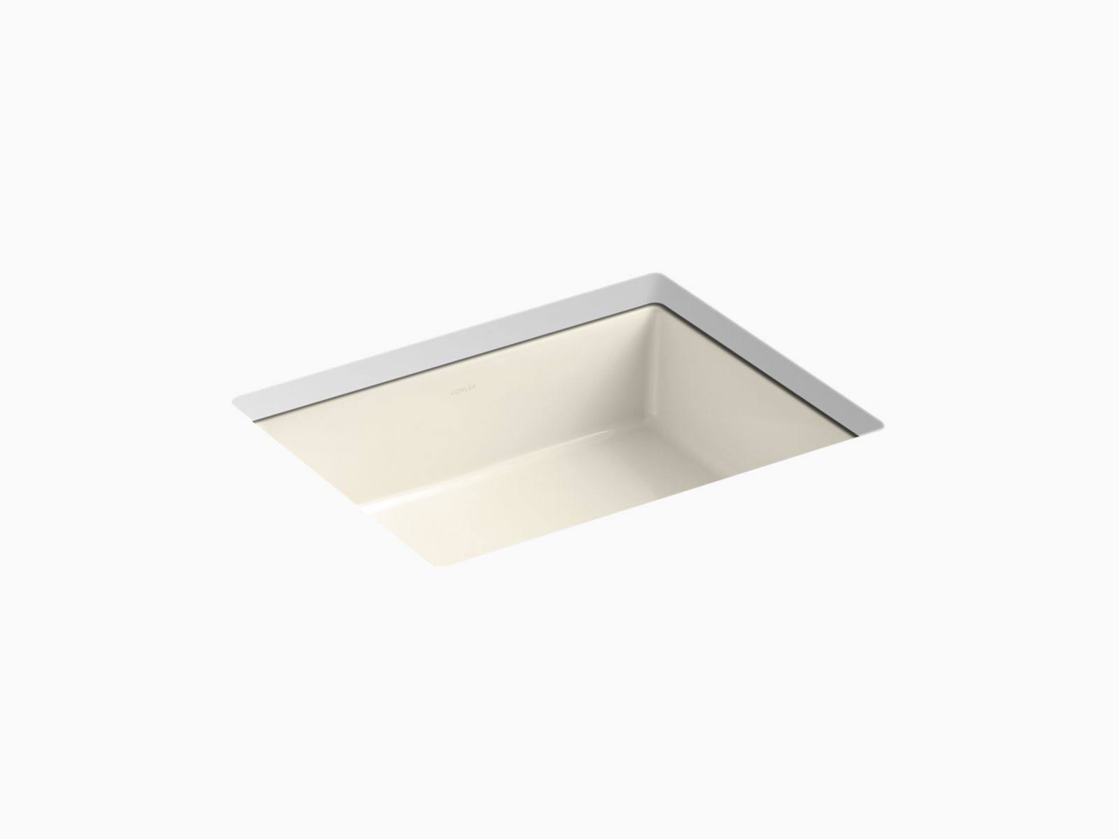 Kohler 2882-47 Verticyl Rectangle Undermount Bathroom Sink - Almond