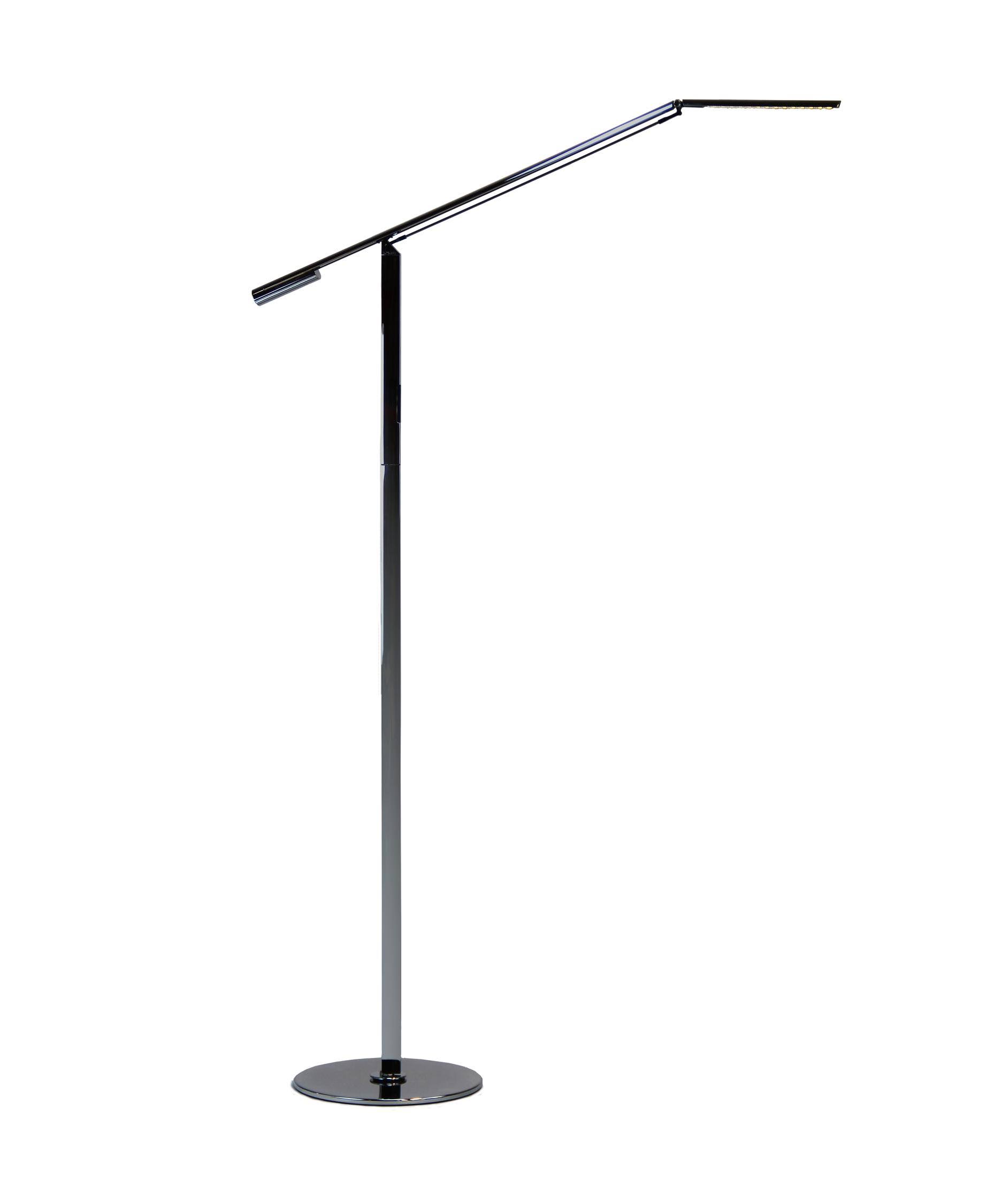 Koncept Equo Warm Light 57x22 Chrome Floor Lamp