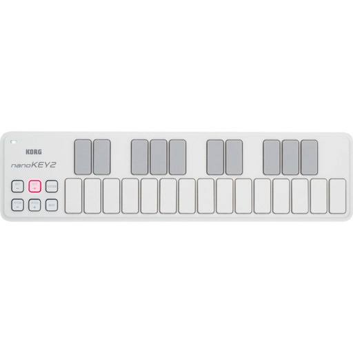 Korg nanoKEY2 - MIDI controller - USB - 25-key - velocity-sensitive - white