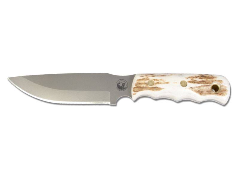 Knives of Alaska Bush Camp D2 Stag Handle Knife Natural 00037FG