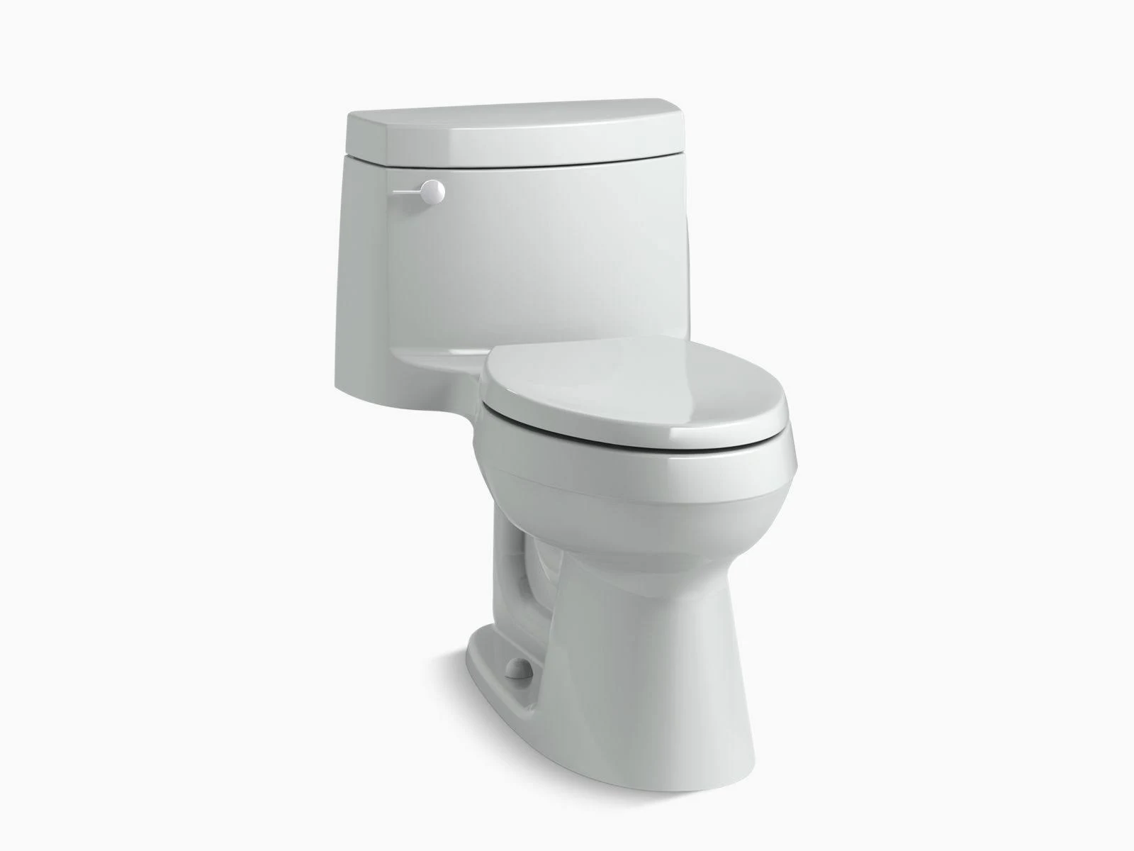 Kohler K-3828-95 Ice Grey Cimarron One Piece Elongated 1.28 GPF Comfort Height Toilet with Left Hand Trip Lever
