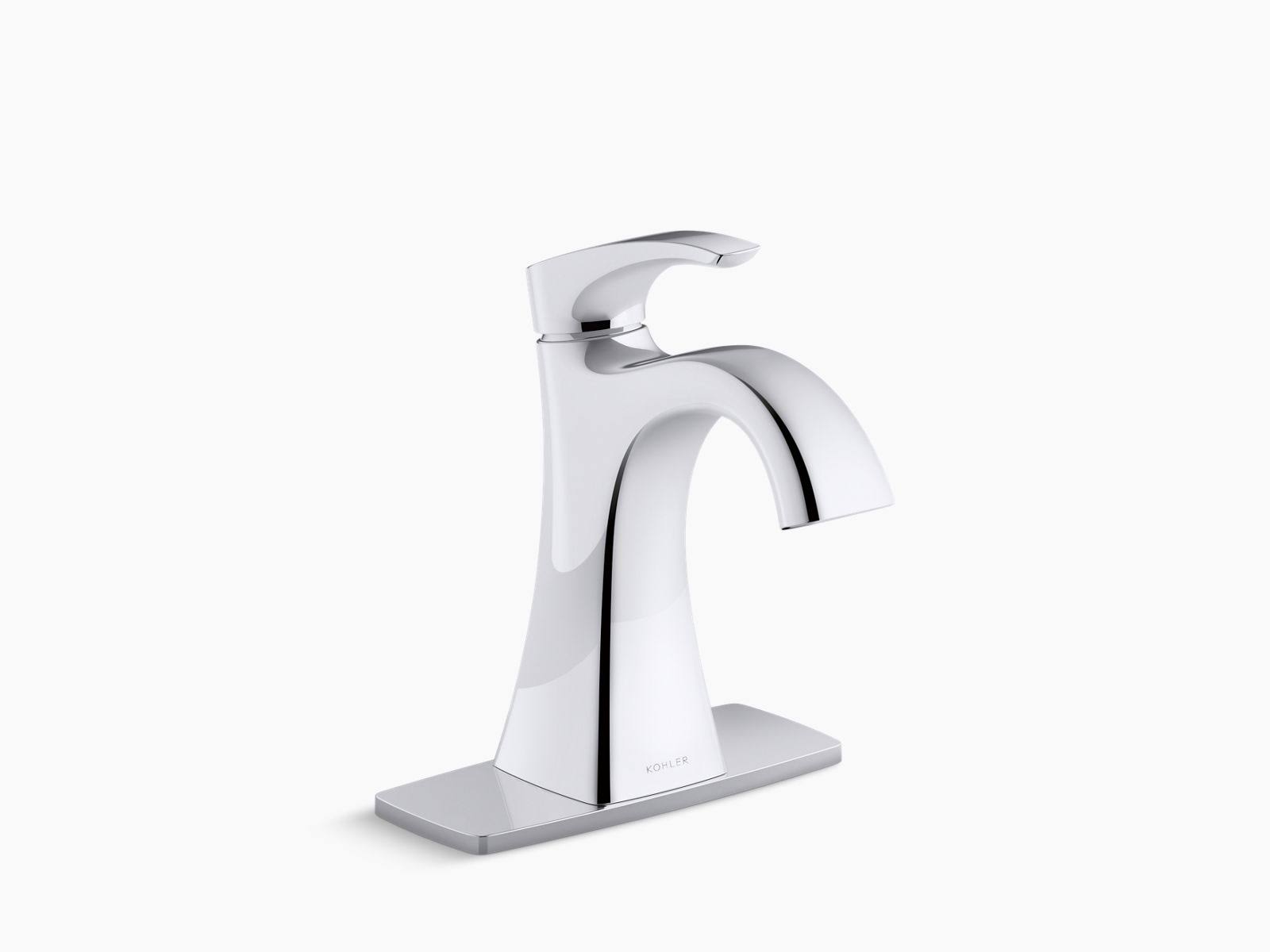 Kohler R22475-4D-CP Maxton Single-Handle Bathroom Sink Faucet - Polished Chrome