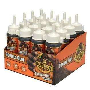 Gorilla Glue Waterproof Super Strong Stainable Paintable Solvent Free 16 Pack 50004
