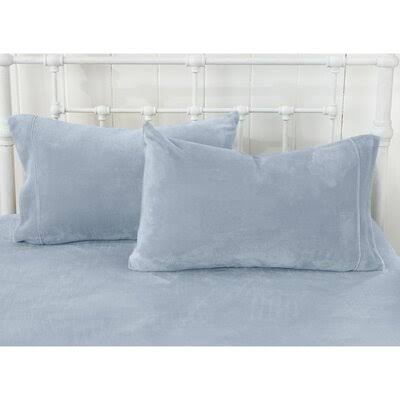 Everton Microfiber Flannel Sheet Set August Grove Size: King, Color: Pearl Blue