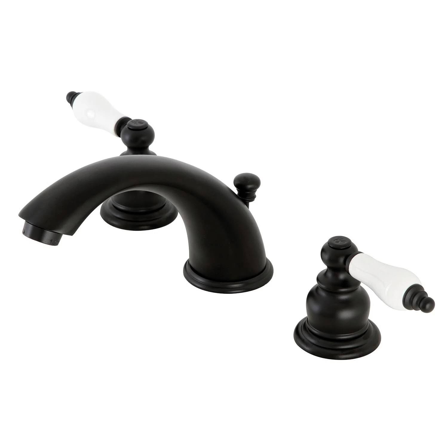 Kingston Brass KB960PL Magellan Widespread Bathroom Faucet Matte Black