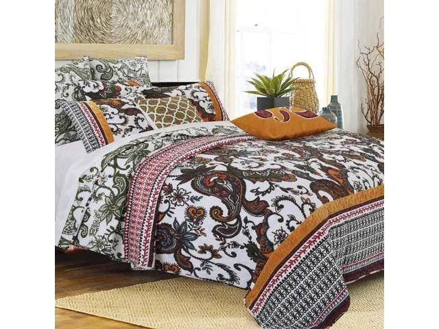 Greenland Home Fashions Shangri-La Quilt Set