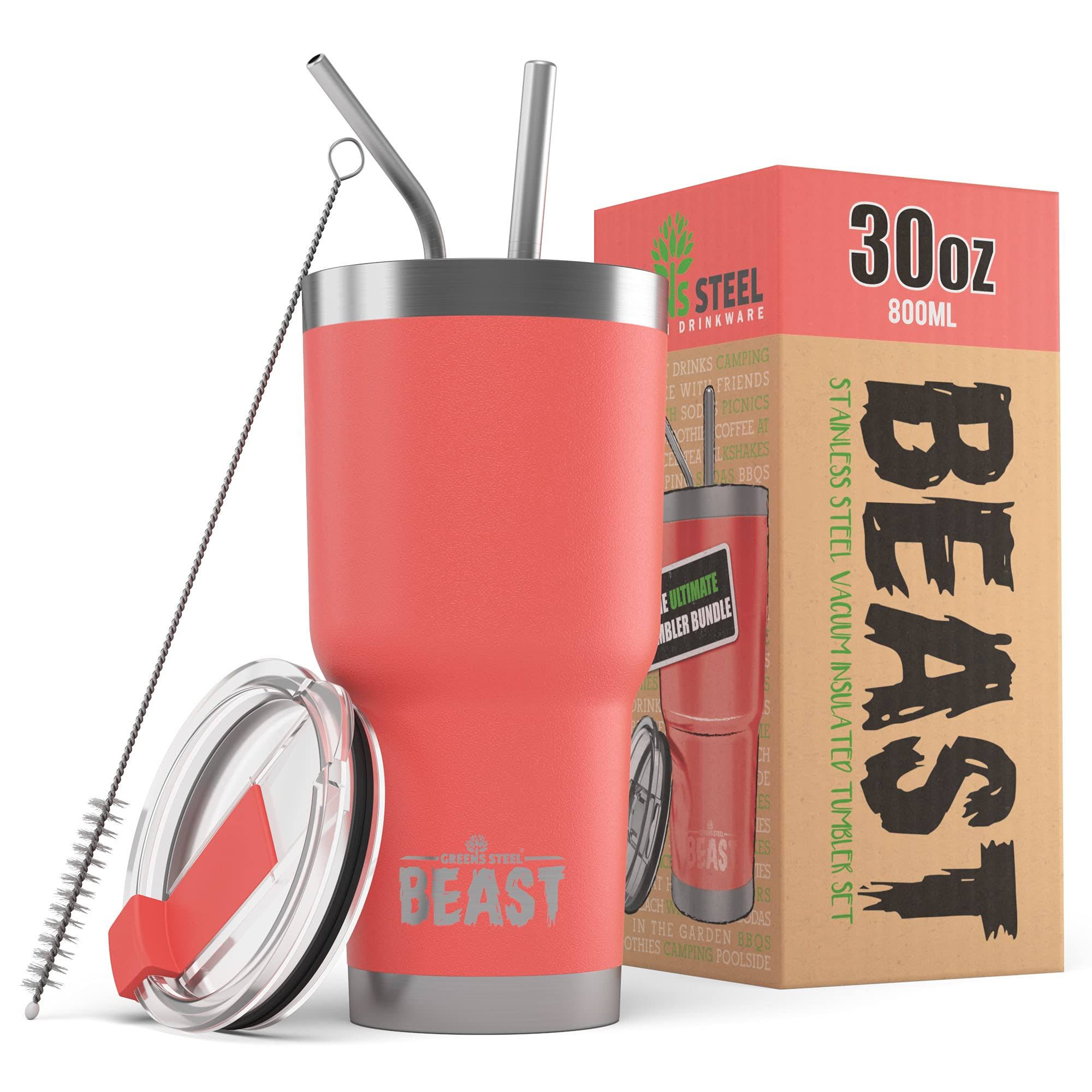 Beast Tumbler (30oz, Coral)