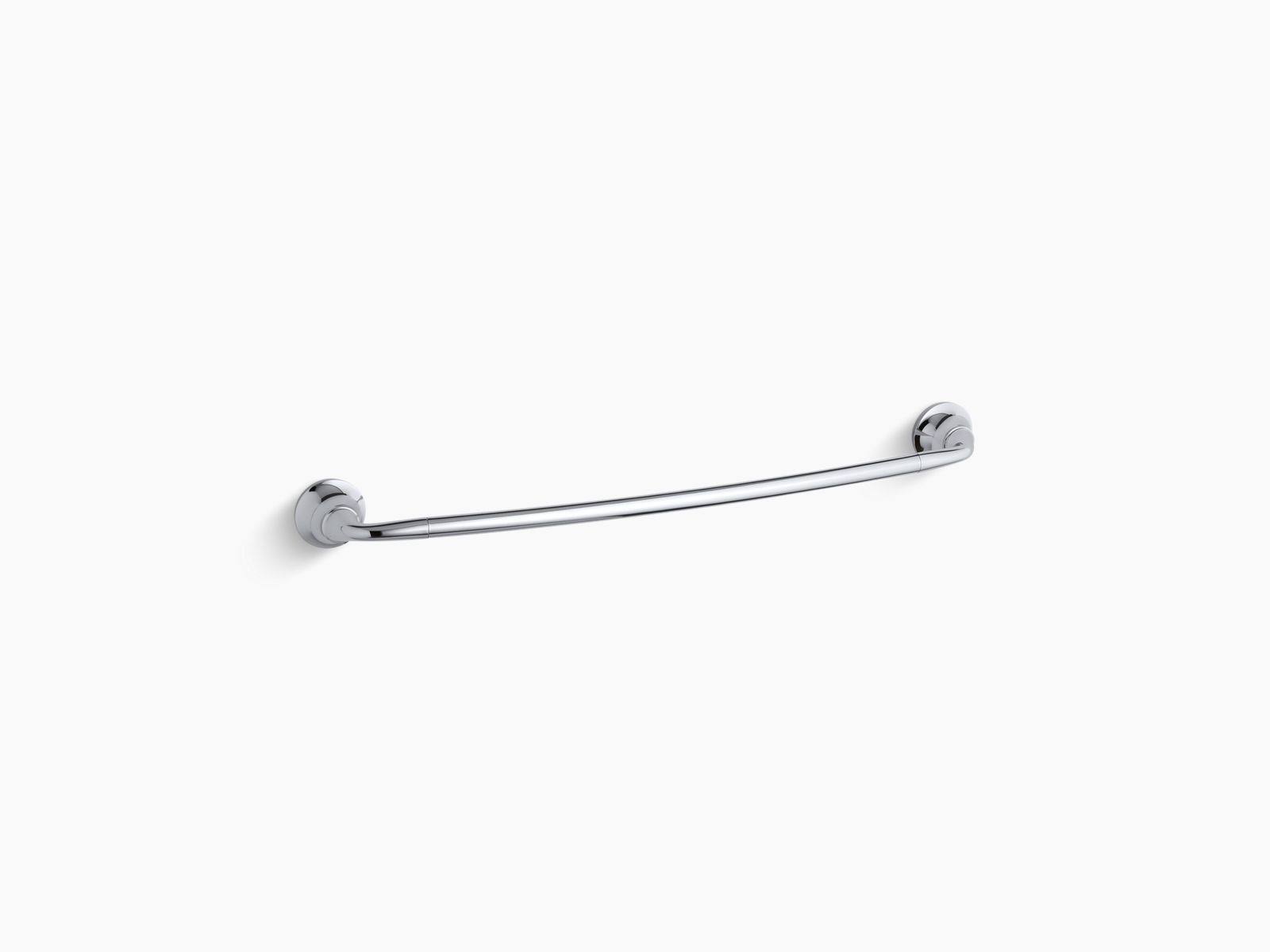 Kohler K-11371-CP Forte 24x22 Sculpted Towel Bar Polished Chrome