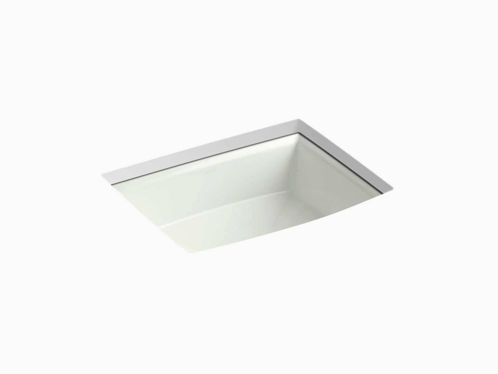 KOHLER K-2355-NY Archer Undermount Bathroom Sink, Dune