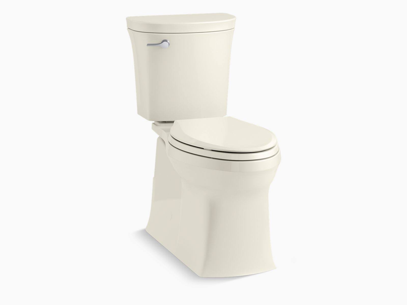 Valiant The Complete Solution 2-Piece 1.28 GPF Single Flush Elongated Toilet in Biscuit 45927-96