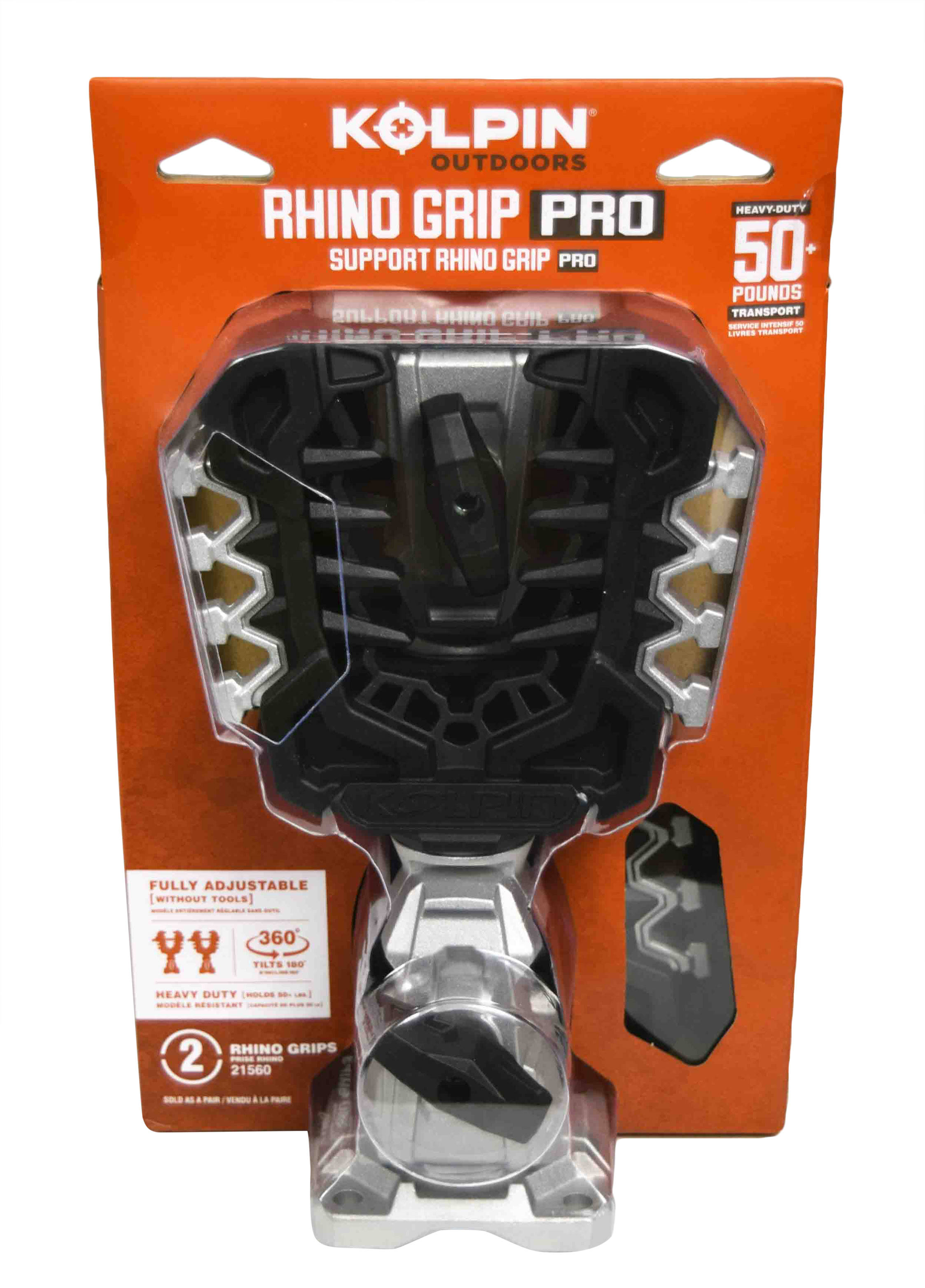 Kolpin 21560 Universal Aluminum Rhino Grip Pro Rubber Straps - Pair