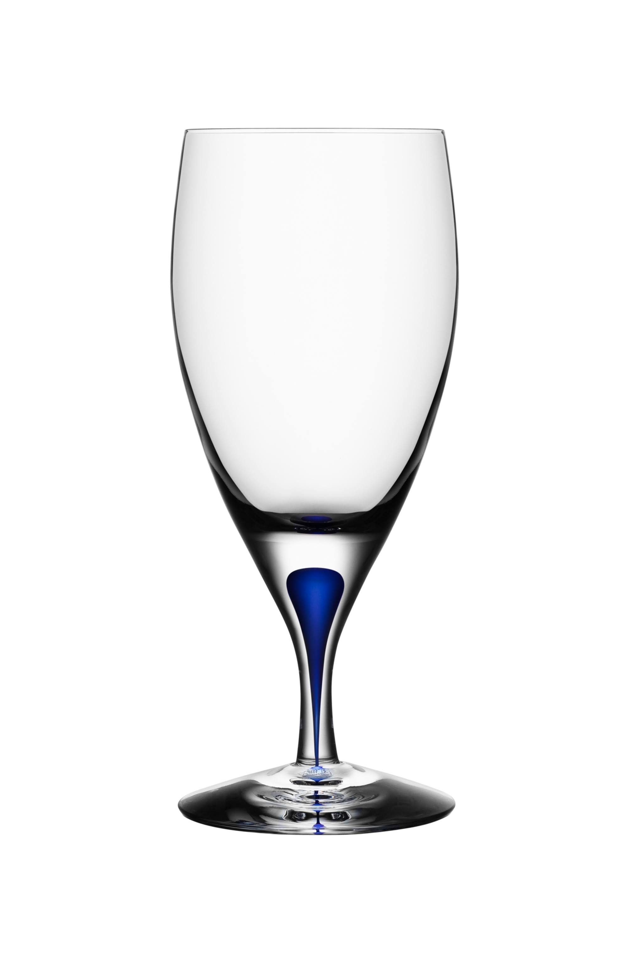Orrefors Intermezzo Blue Iced Beverage Glass