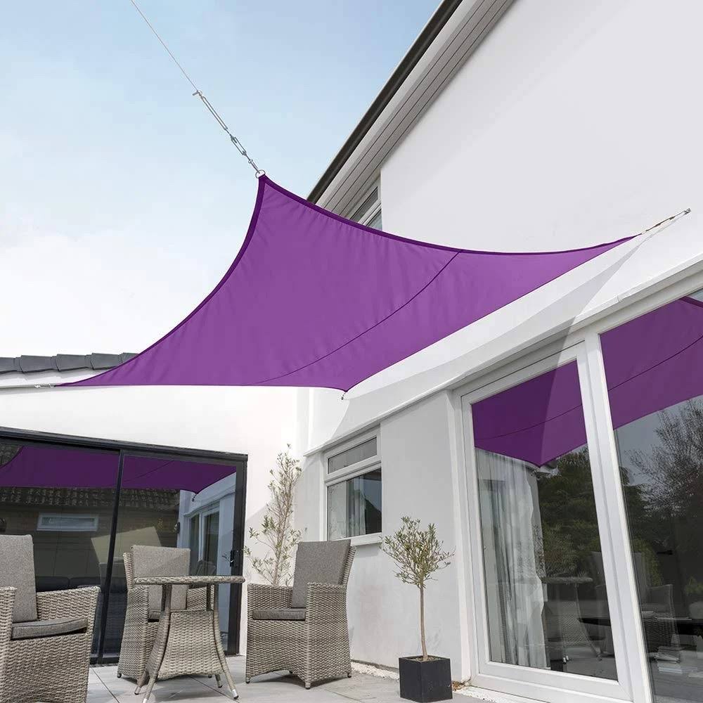 Kookaburra 17ft 9x22 Purple Waterproof Woven Square Sail Shade