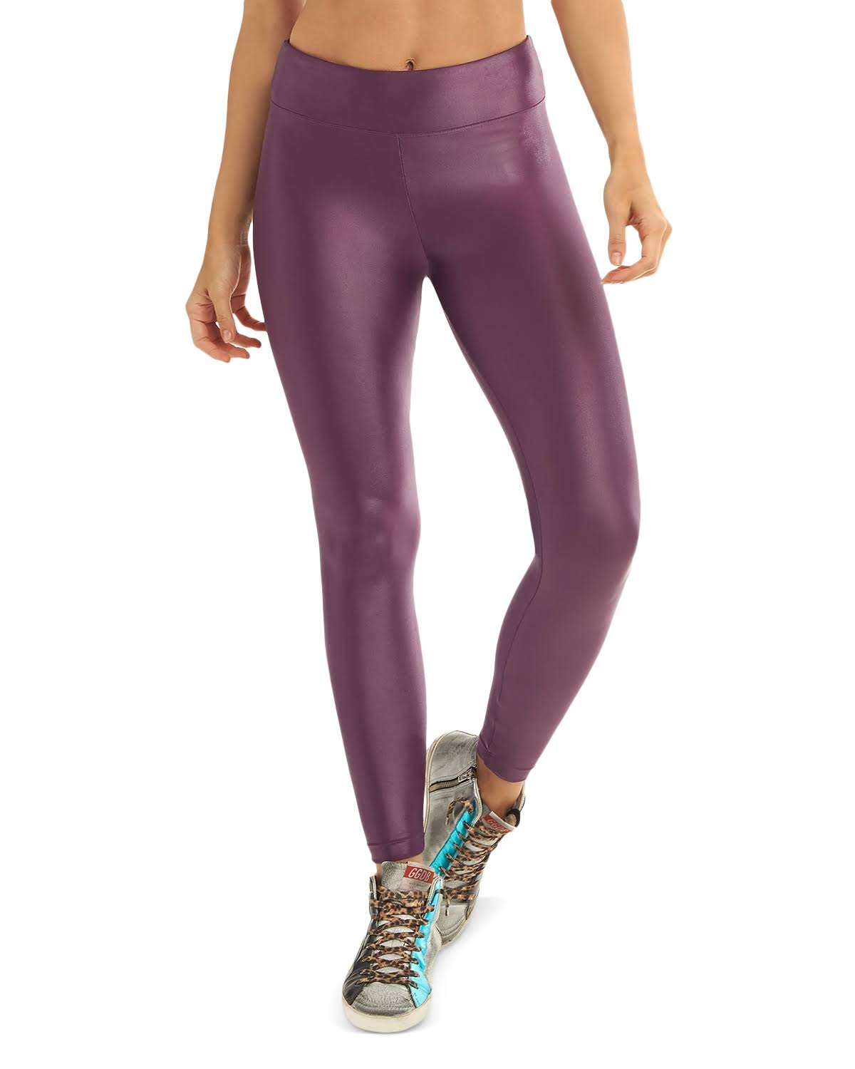 Koral Lustrous High Rise Legging - Purple - Leggings