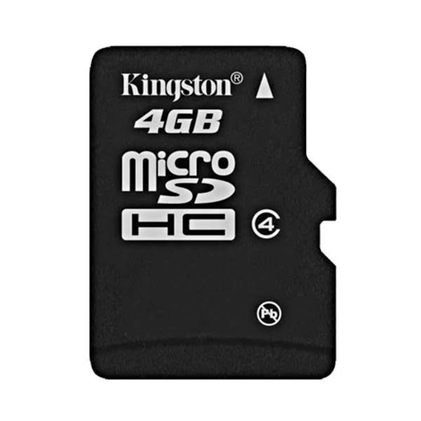 Kingston - Flash Memory Card - 4 GB - microSDHC