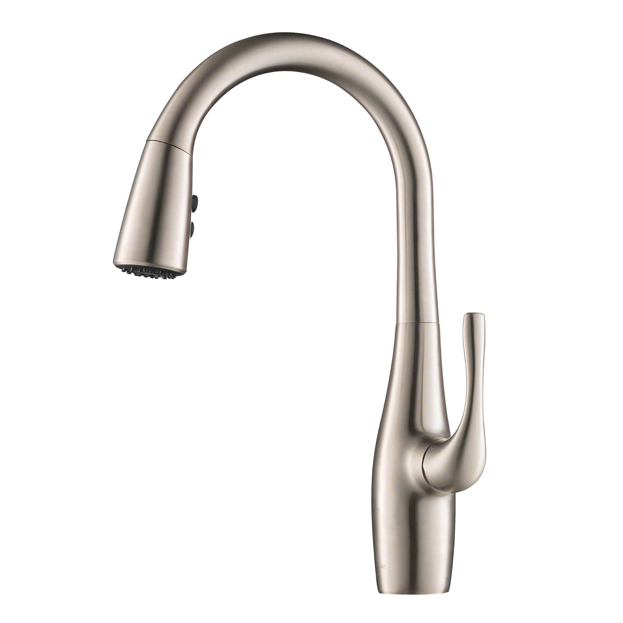 Kraus KPF-1670SFS Esina Single Handle Pull Down Kitchen Faucet with Dual Function Sprayhead - all-Brite Spot-Free Stainless Stee