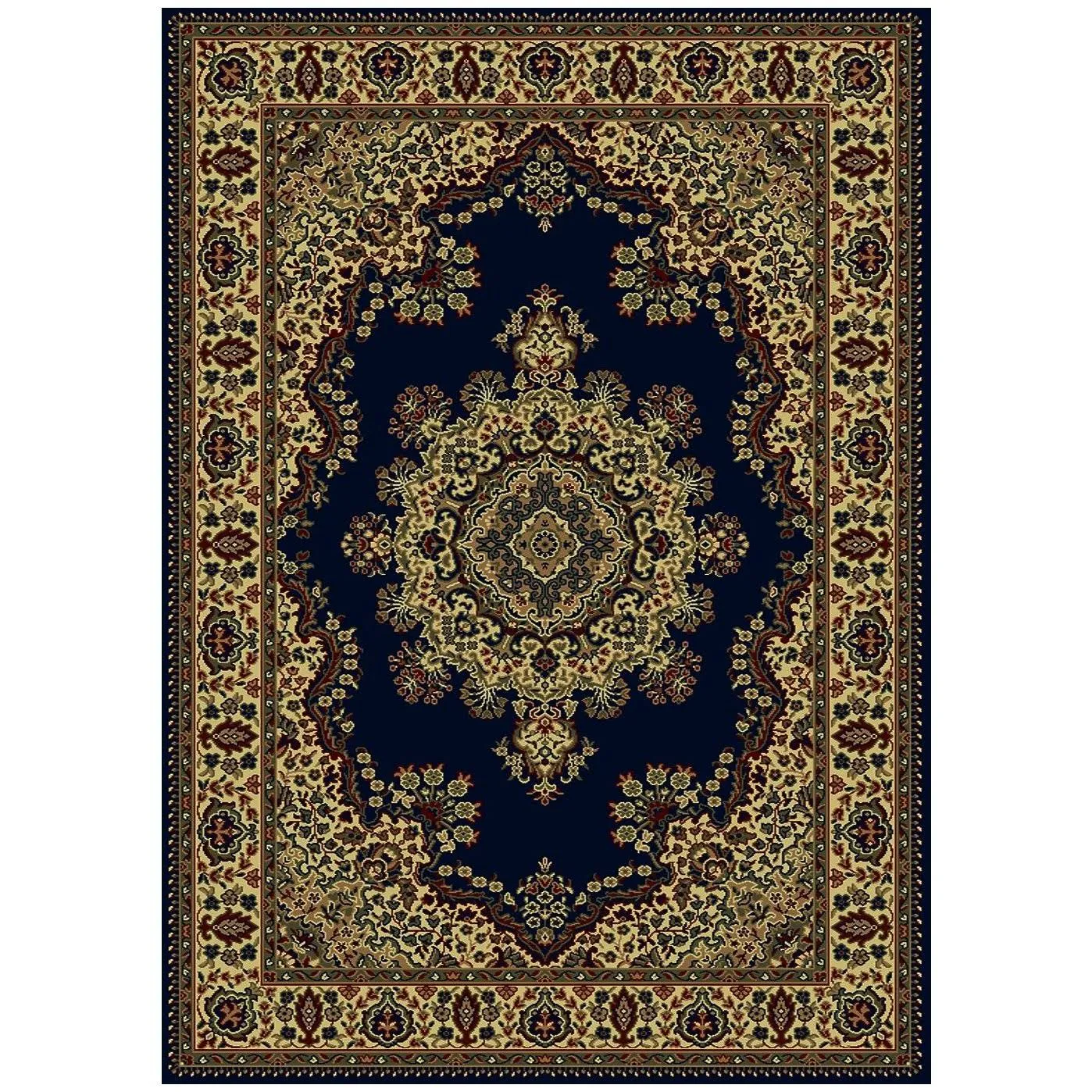 Radici USA Castello European Area Rug Collection - 9&10x22X12&10x22 1191/2243/NAVY