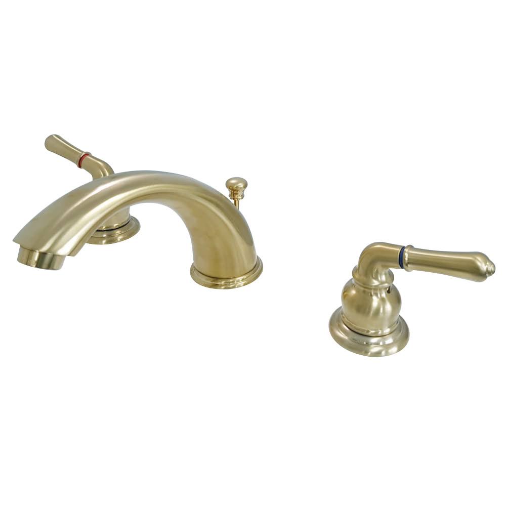 Kingston Brass KB967SB Widespread Bathroom Faucet Brushed Brass