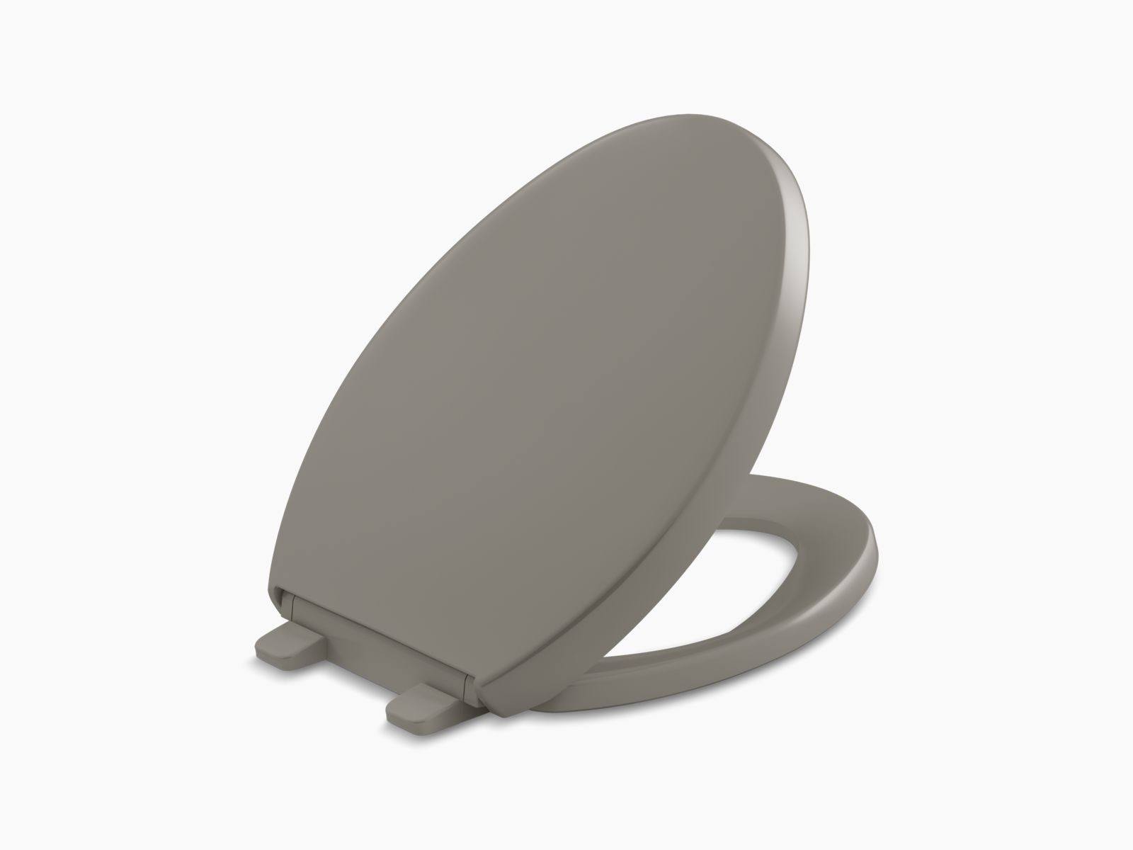 Kohler 4008-K4 Reveal Quiet-Close with Grip-Tight Elongated Toilet Seat - Cashmere