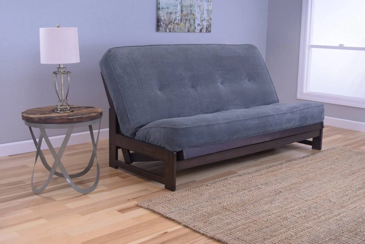 Kodiak Furniture Aspen Futon and Mattress; Marmont Thunder