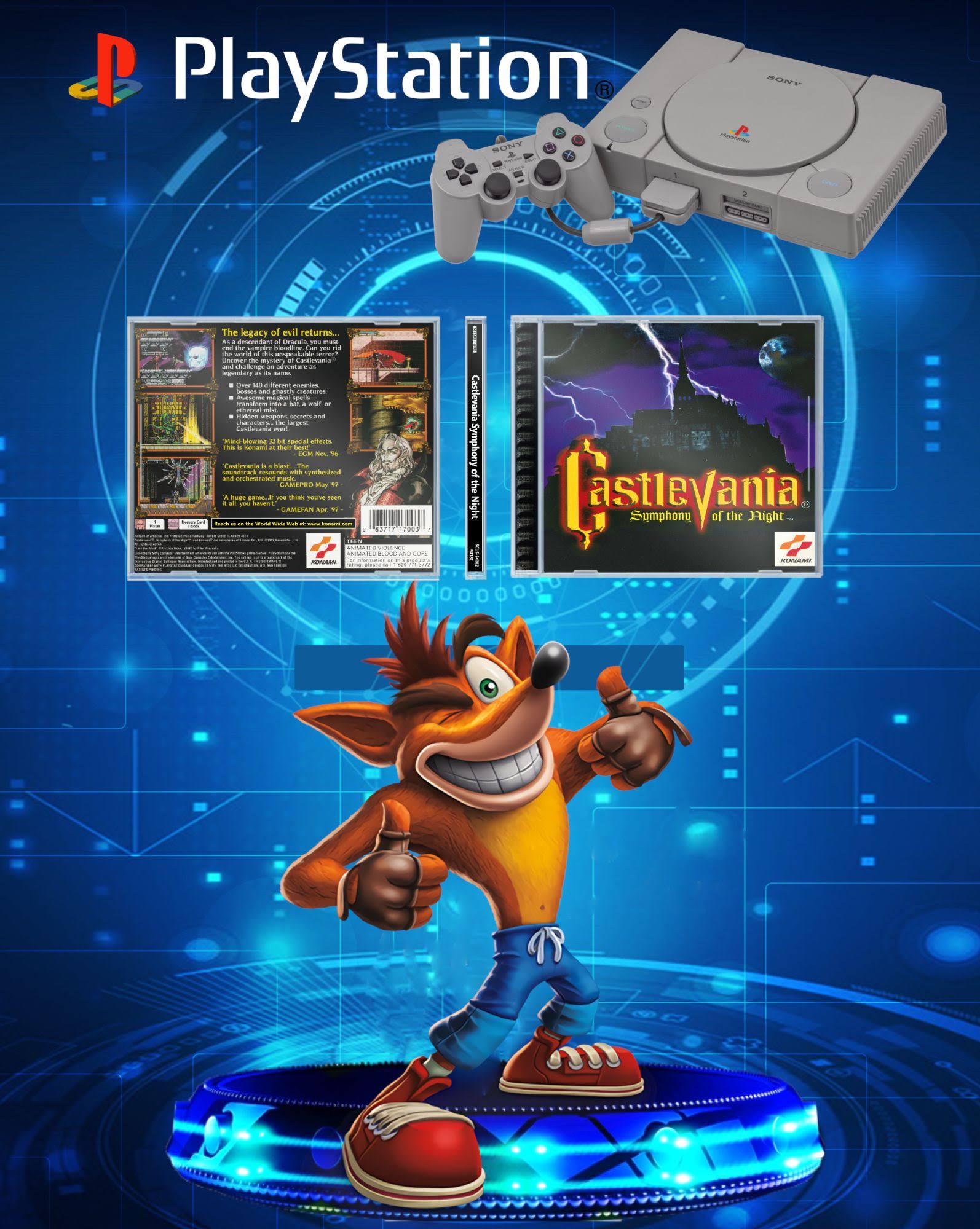 Castlevania Symphony of The Night - PlayStation 1