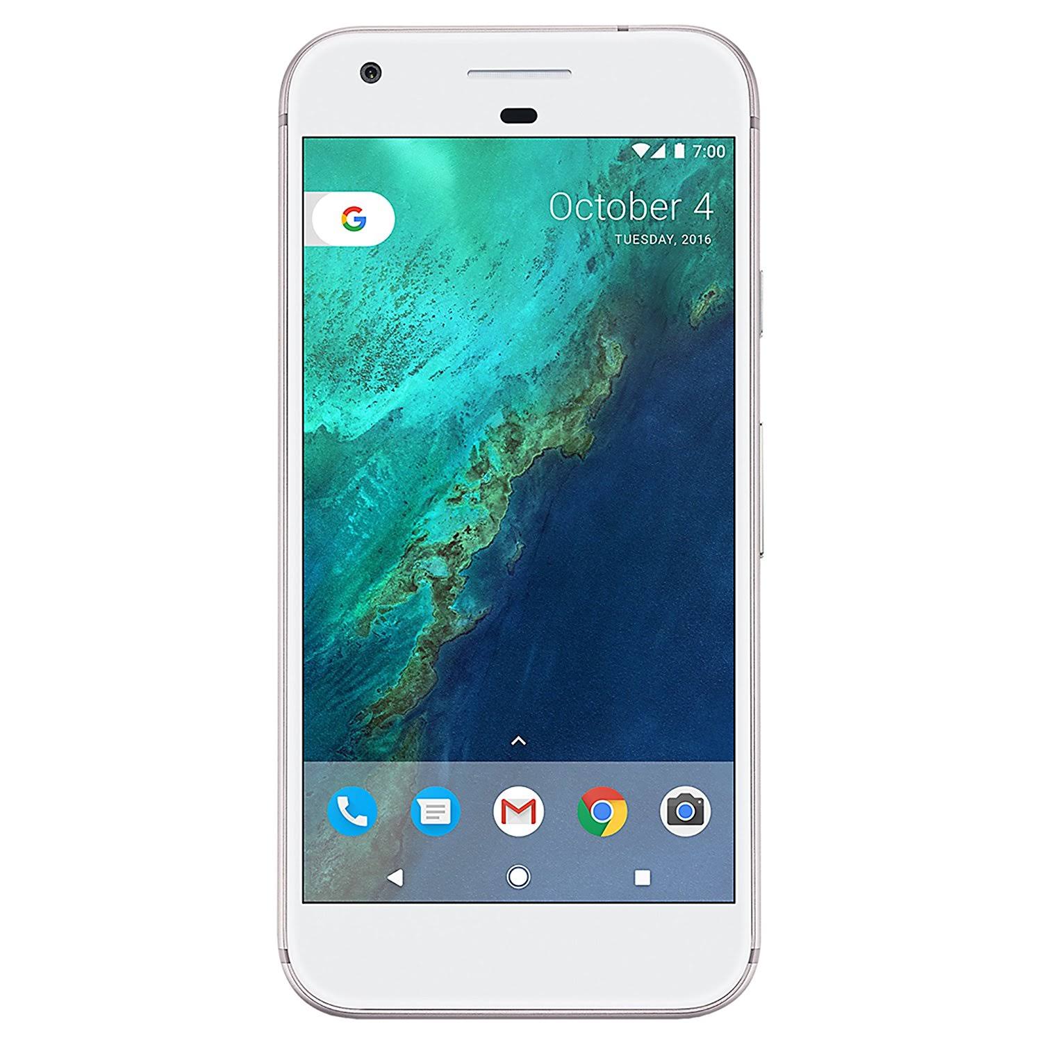 Google Pixel 128GB 5x22 Display - (Very Silver) Unlocked