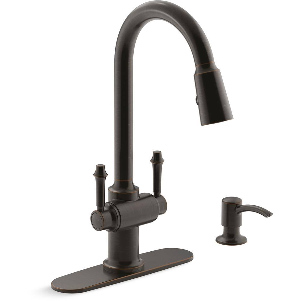 Thierry 2-Handle Pull-Down Kitchen Faucet