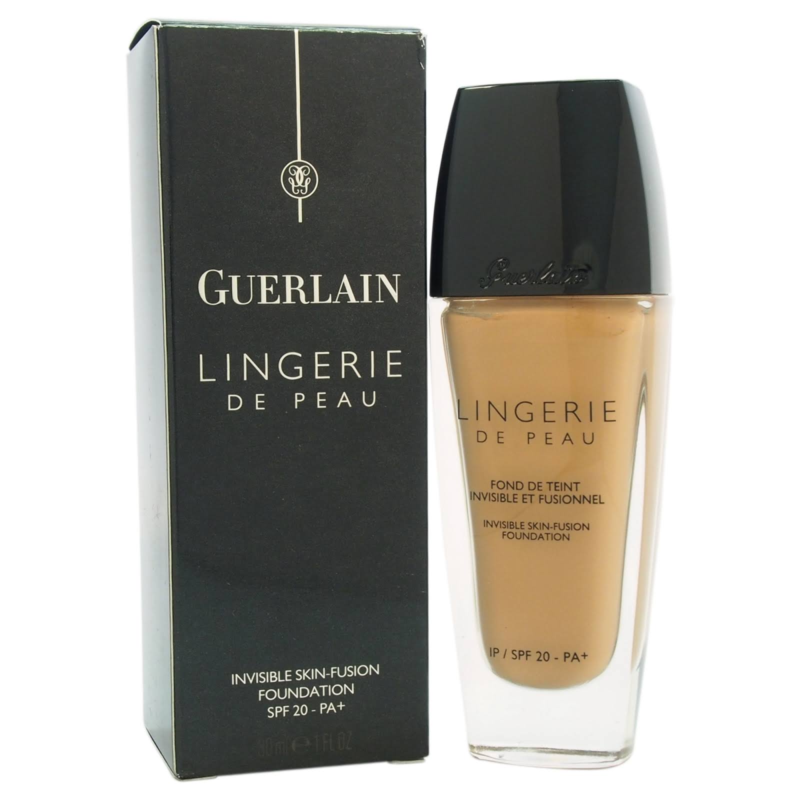 Guerlain &Lingerie De Peau& Invisible Skin-Fusion Foundation, 05 Beige Fonce - 1 fl oz bottle