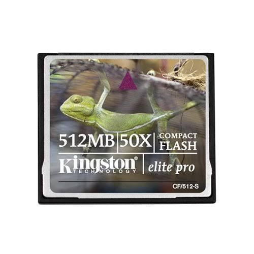 Kingston 512 MB CompactFlash Card CF 512-s Retail Package