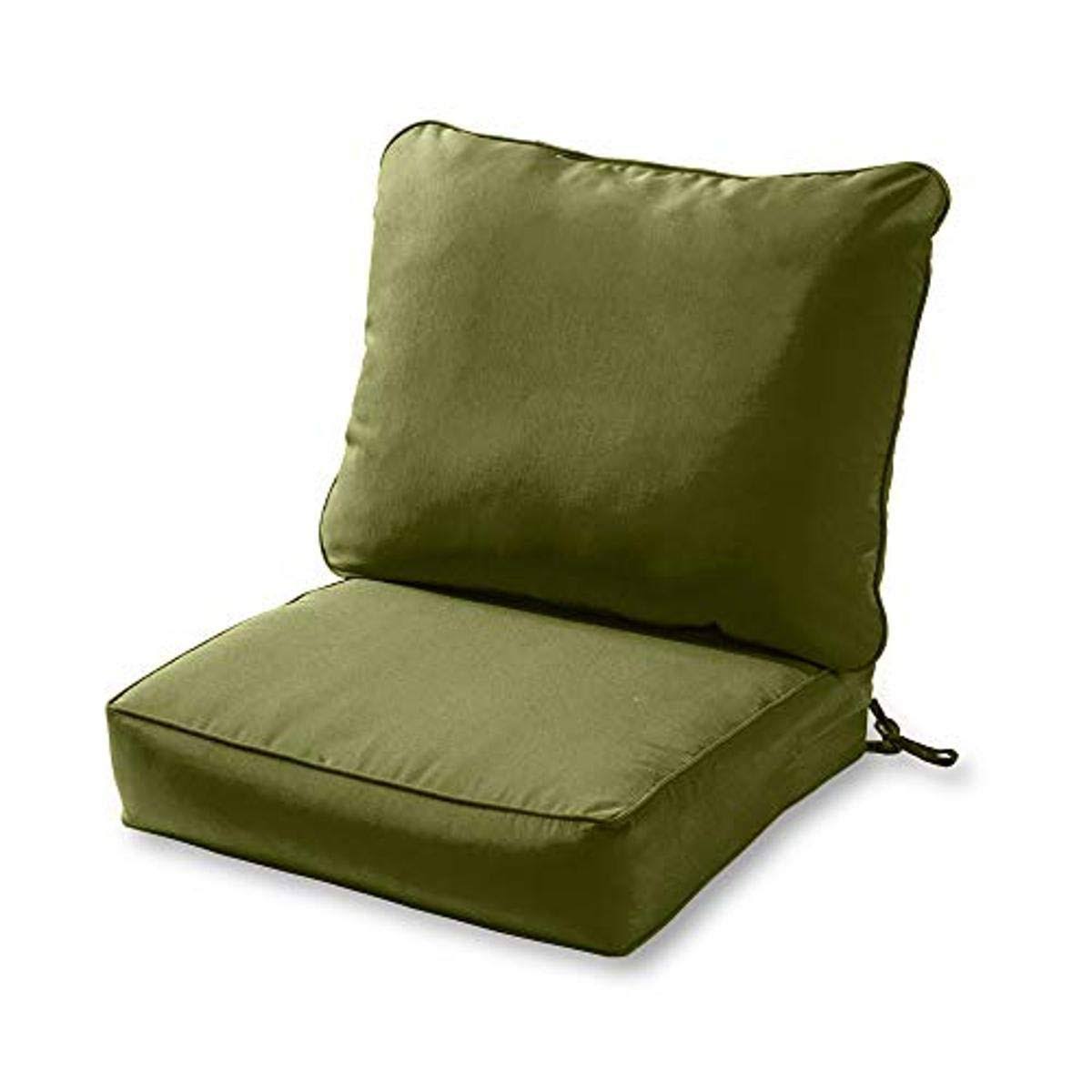 Greendale Home Fashions AZ7820-HUNTER Juniper Outdoor 2-Piece Deep Seat Cushion Set