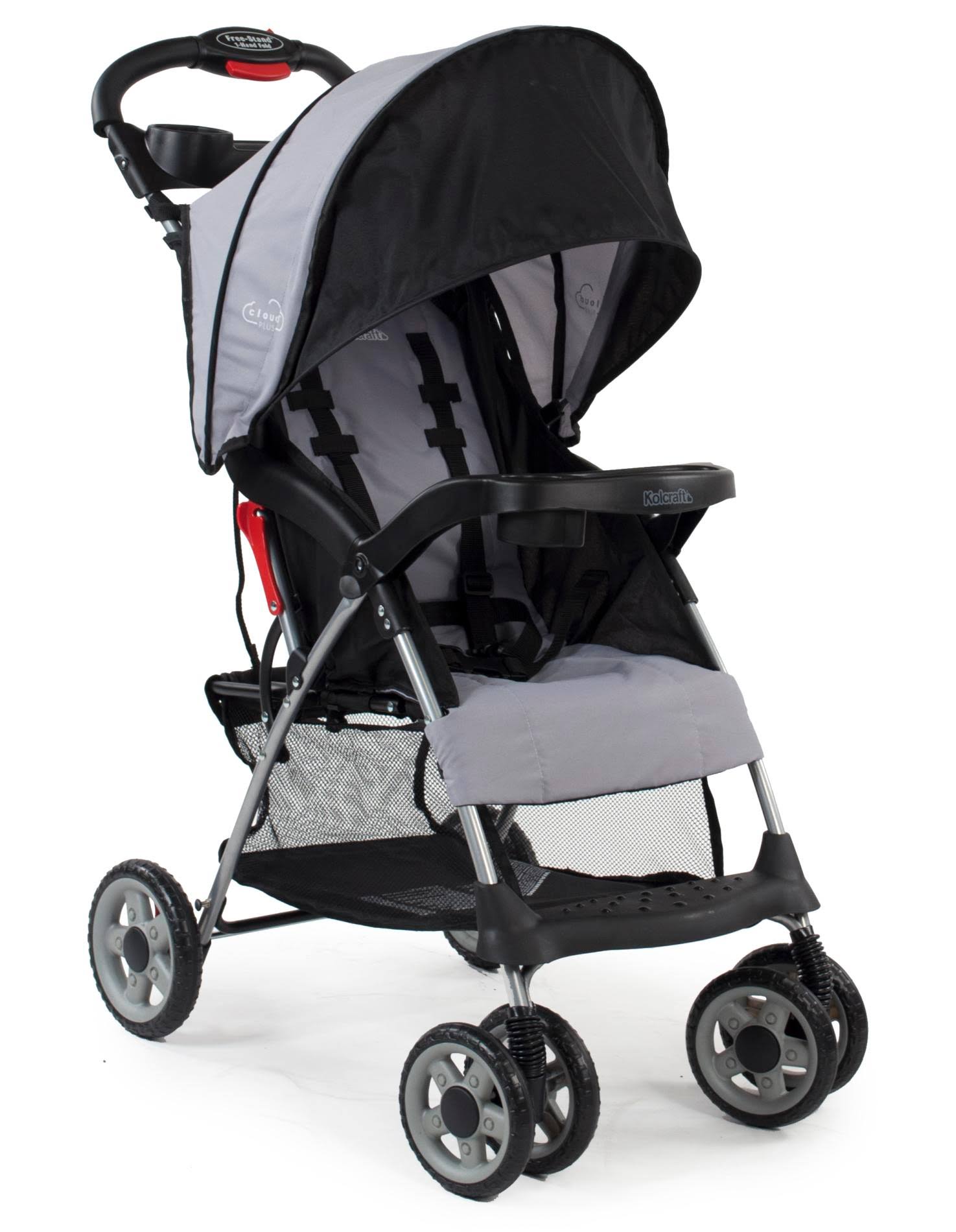 Kolcraft Cloud Plus Lightweight Stroller Slate