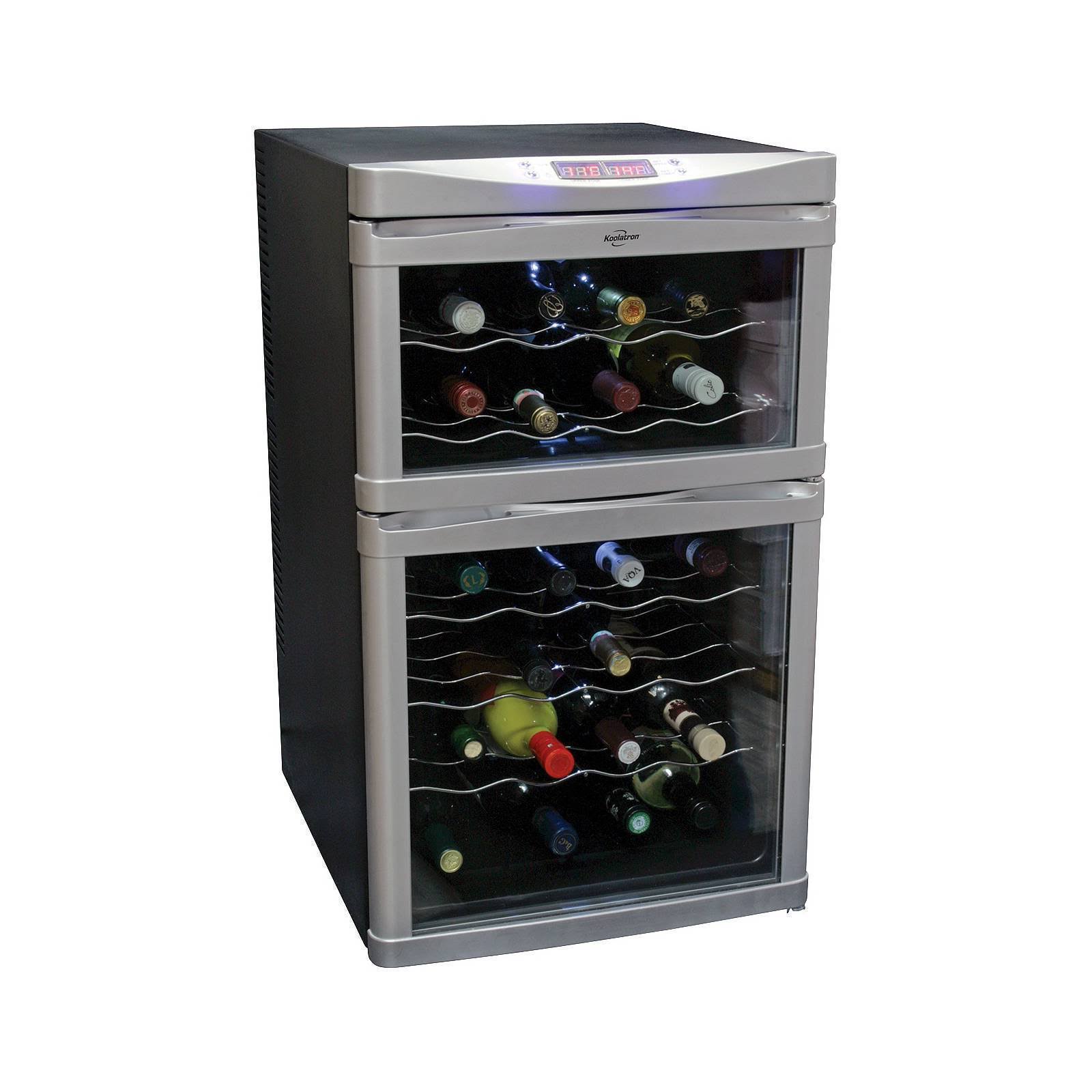Koolatron 24 Bottle Dual Zone Wine Cooler