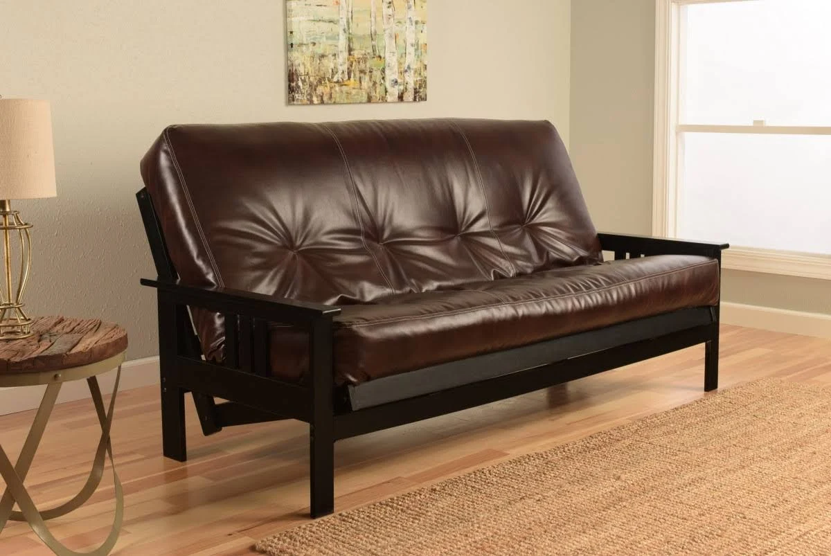 Kodiak Furniture Monterey Futon and Mattress; Oregon Trail Java